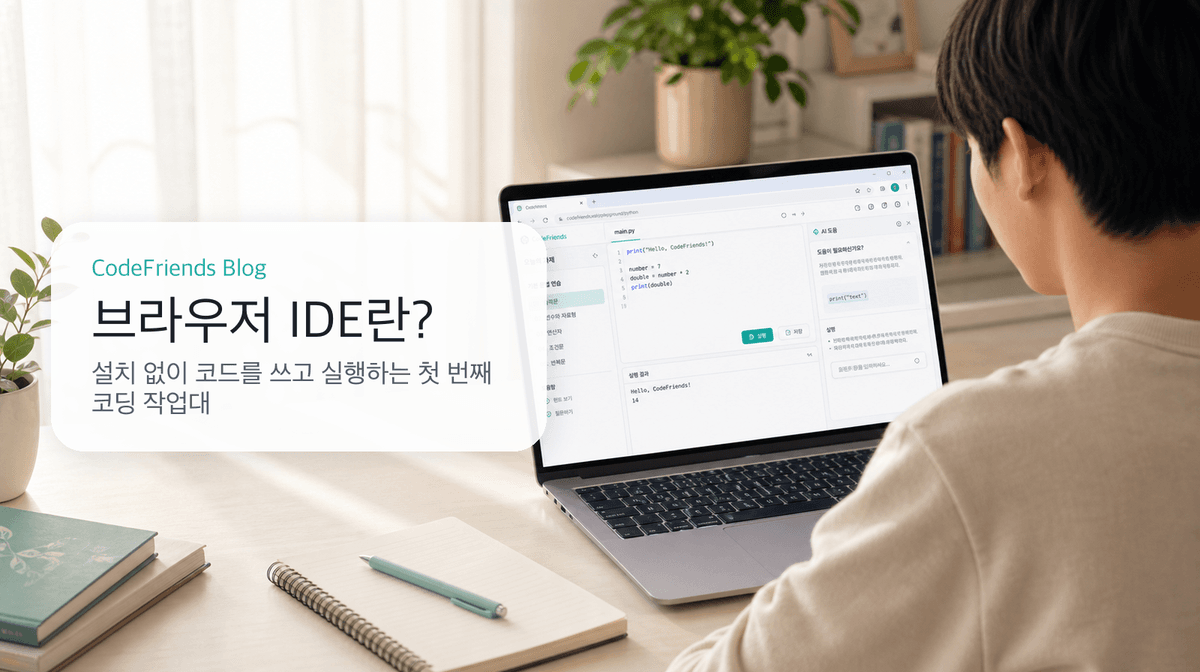 브라우저 IDE란? 코딩 입문자가 설치 없이 시작해도 되는 이유
