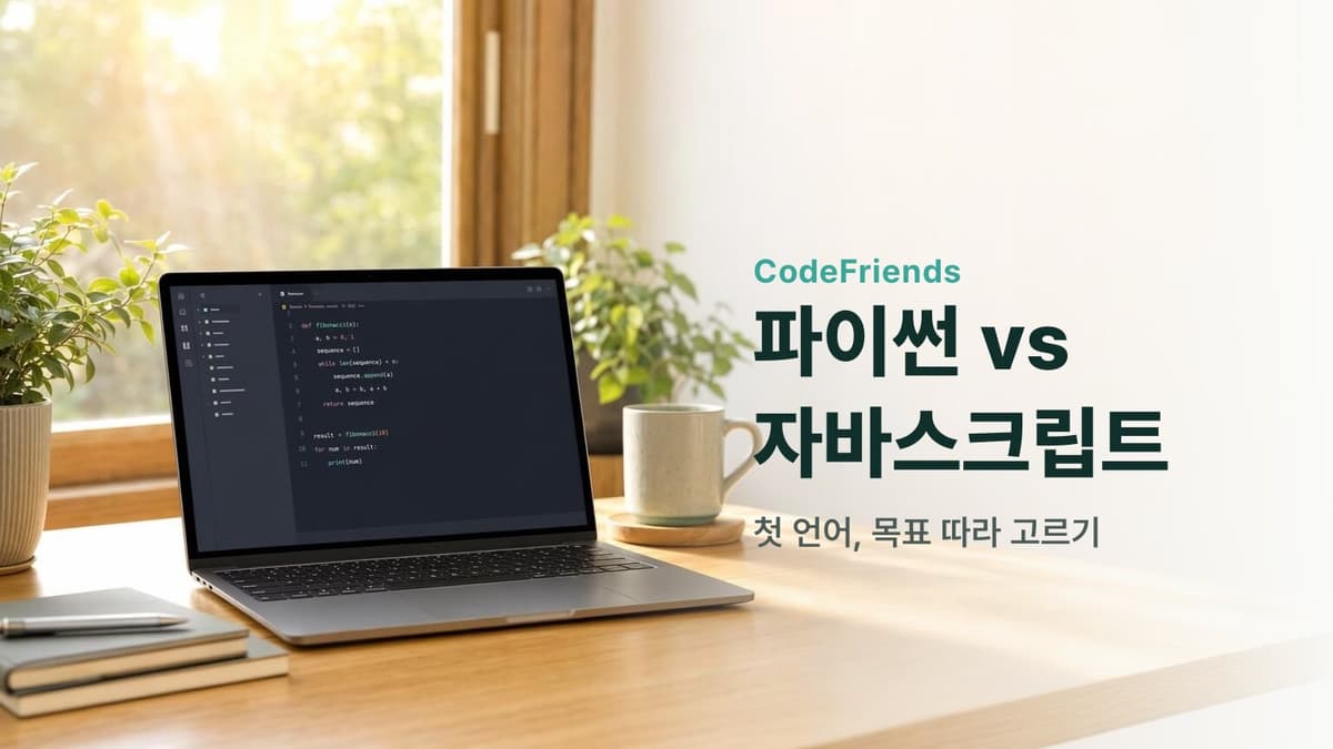 파이썬 vs 자바스크립트: 첫 프로그래밍 언어로 뭐가 좋을까 (2026)